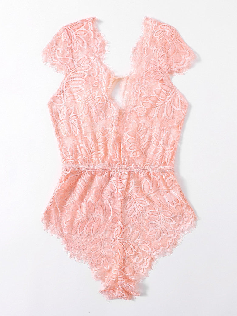Ultra-Sexy Lace Bodysuit - Sheer & Sizzling Lingerie