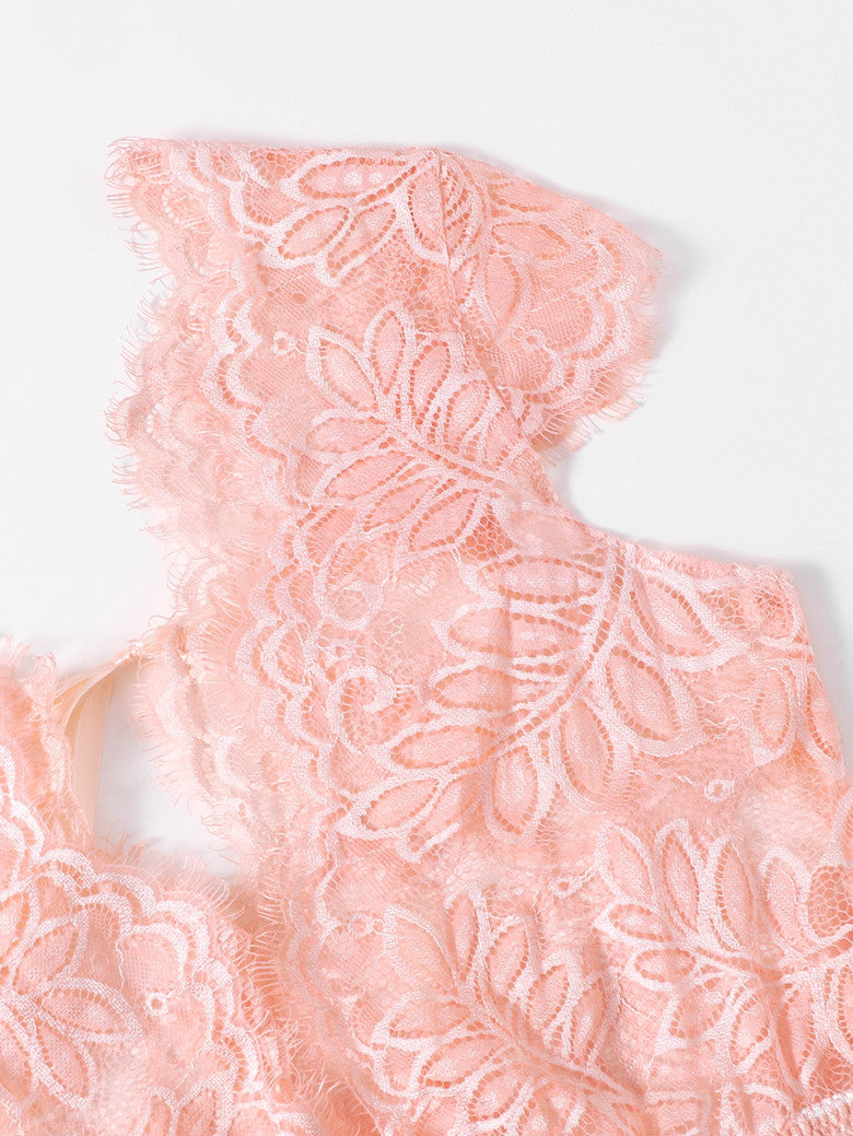 Ultra-Sexy Lace Bodysuit - Sheer & Sizzling Lingerie